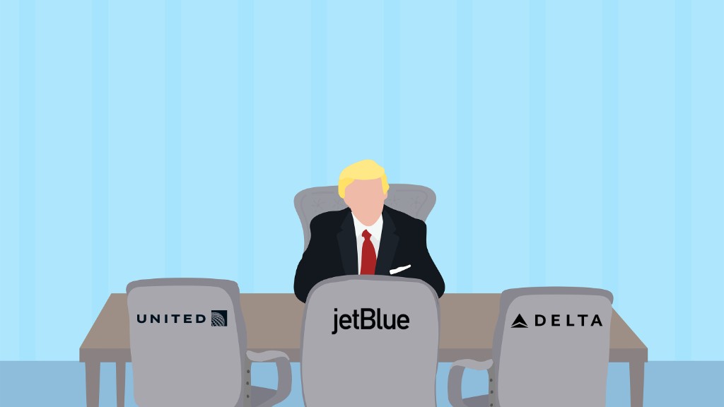 Trump meets with airline execs