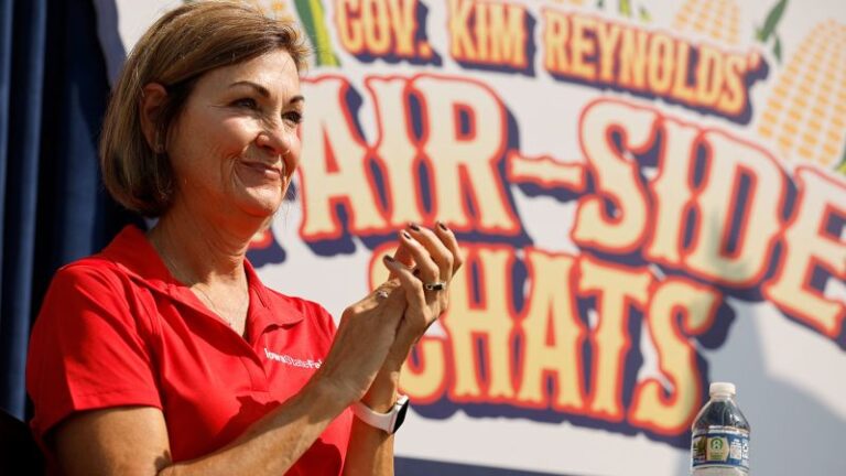 Iowa governor stays neutral in 2024 GOP race but leaves door open for late endorsement