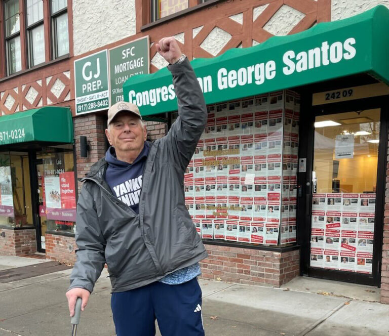 Ex-N.Y. Rep. George Santos' constituents cheer his expulsion in Queens