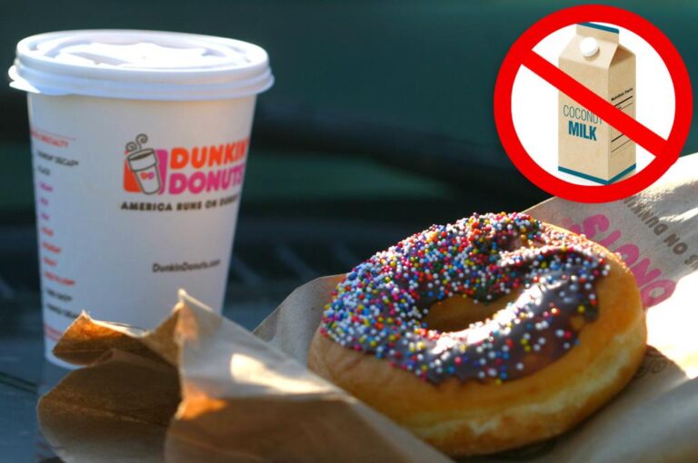Dunkin' to stop offering US customers coconut milk option