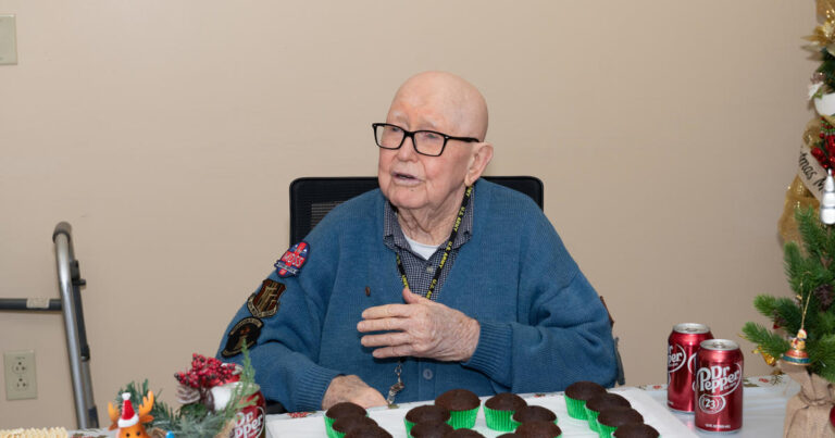 Veteran celebrating one hundred and first birthday says this soda is his secret to longevity