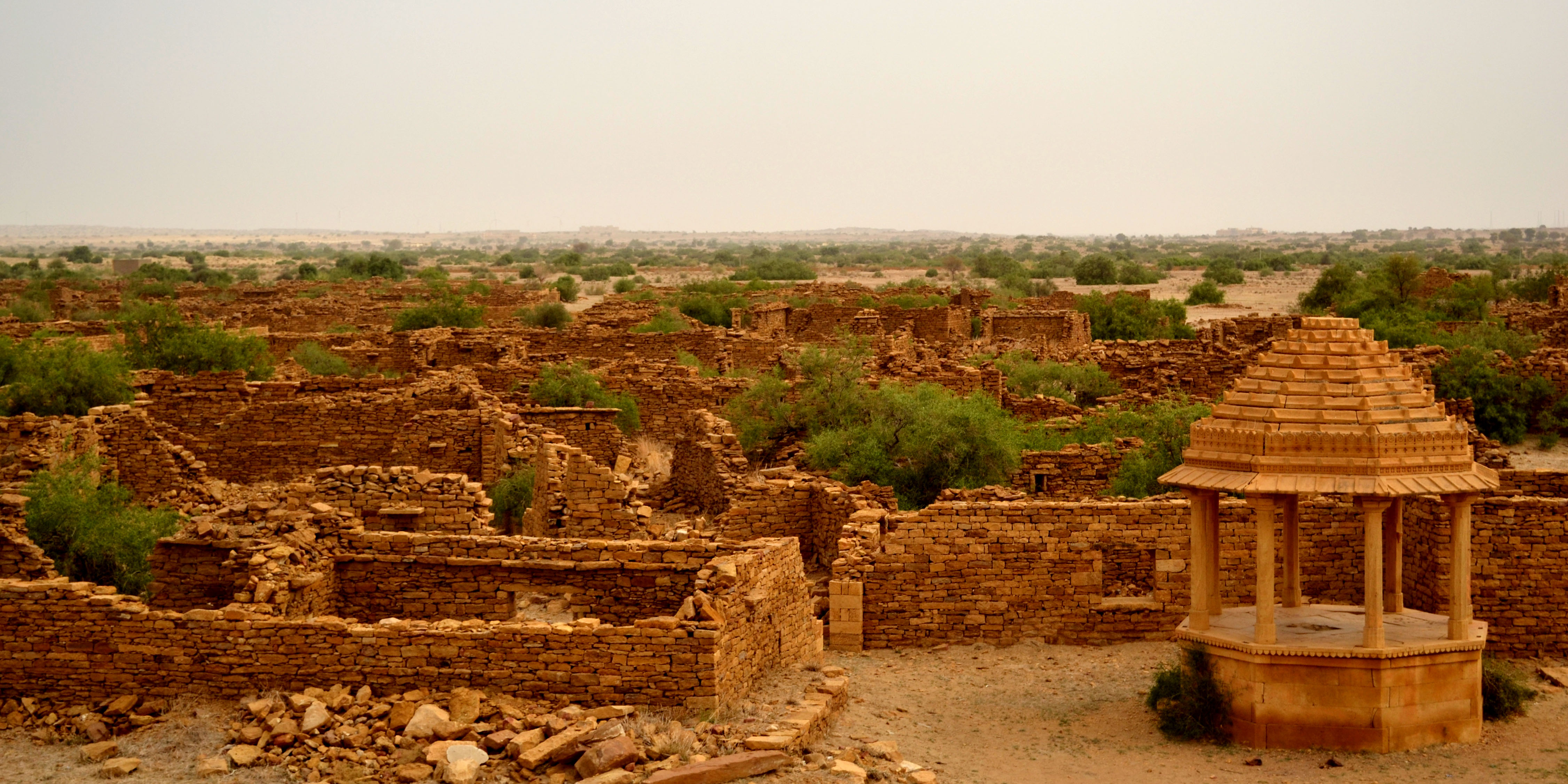 The village has been frozen in time after the 'monster of Jaisalmer' drove away the locals