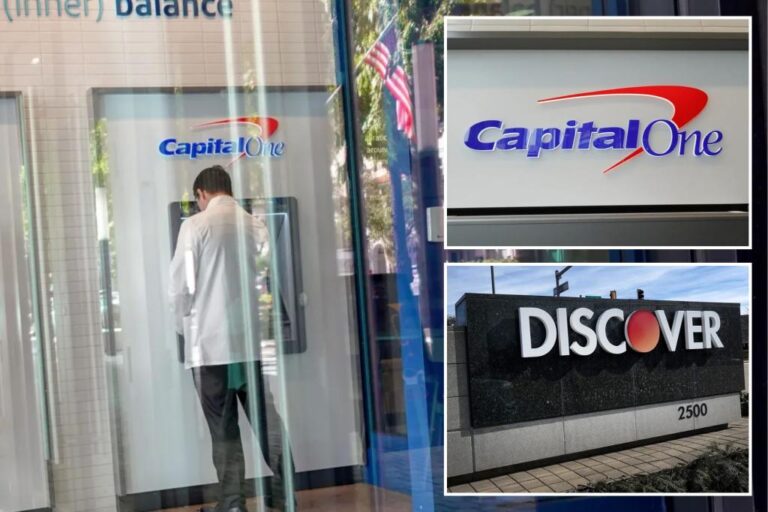 Capital One to buy Discover Financial in $35.3 bln all-stock deal