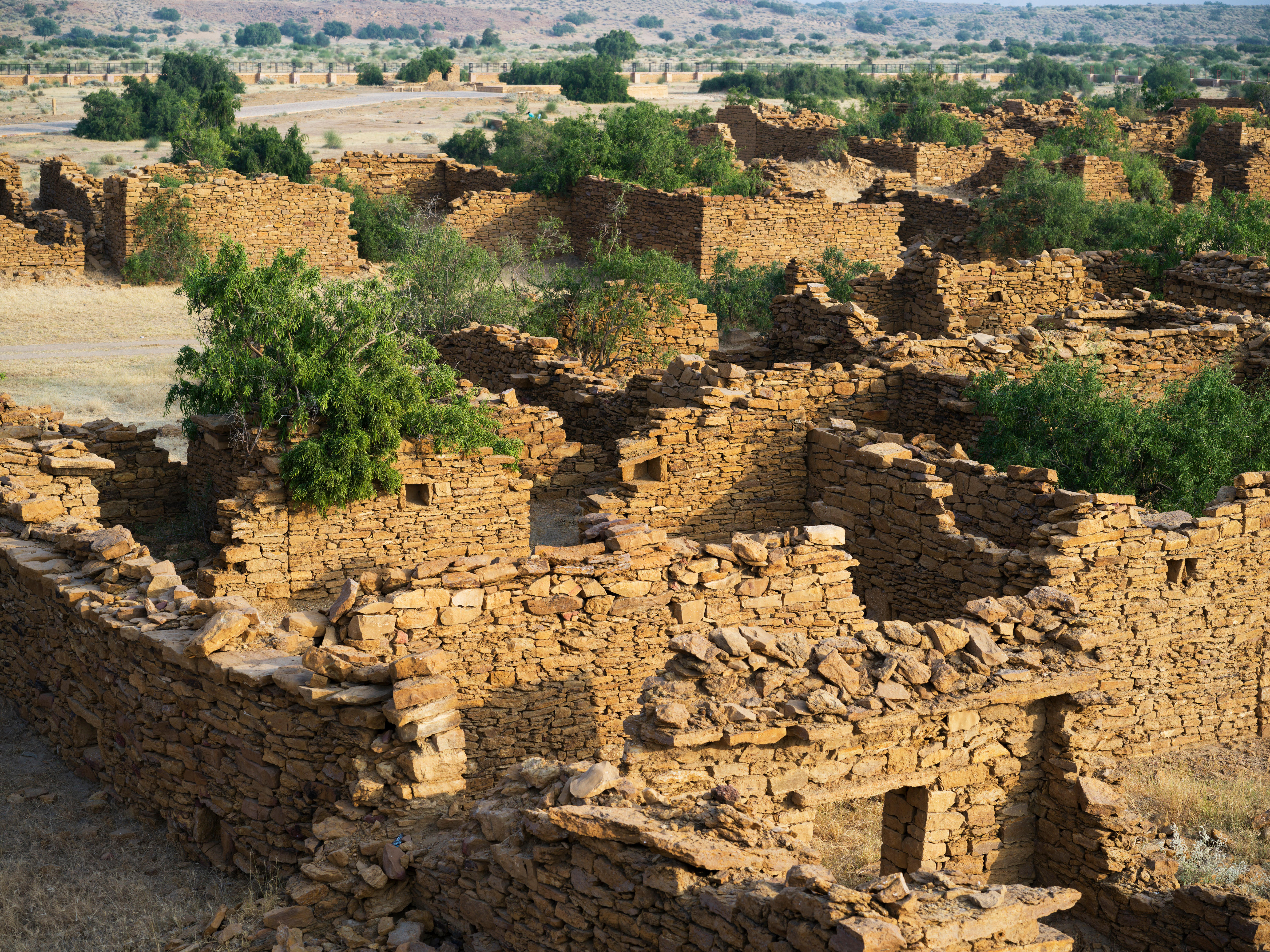 The abandoned ghost village of Kuldhara, India has been left crumbling apart for centuries